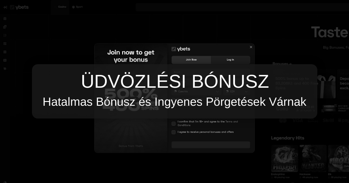 Ybets Casino welcome bonus