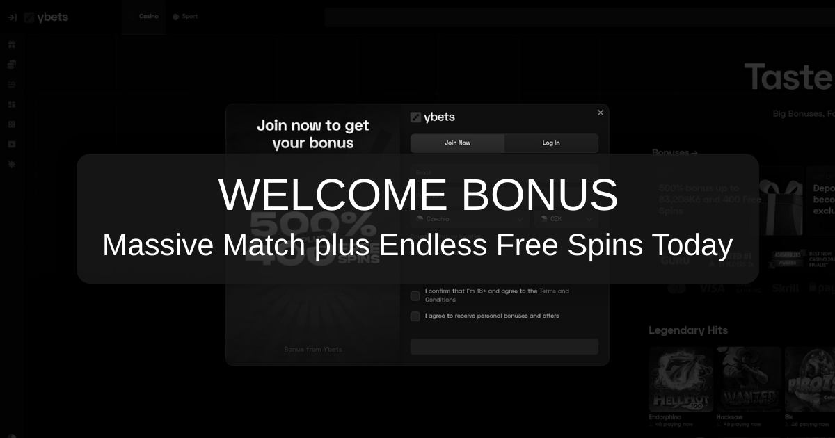 Ybets Casino welcome bonus