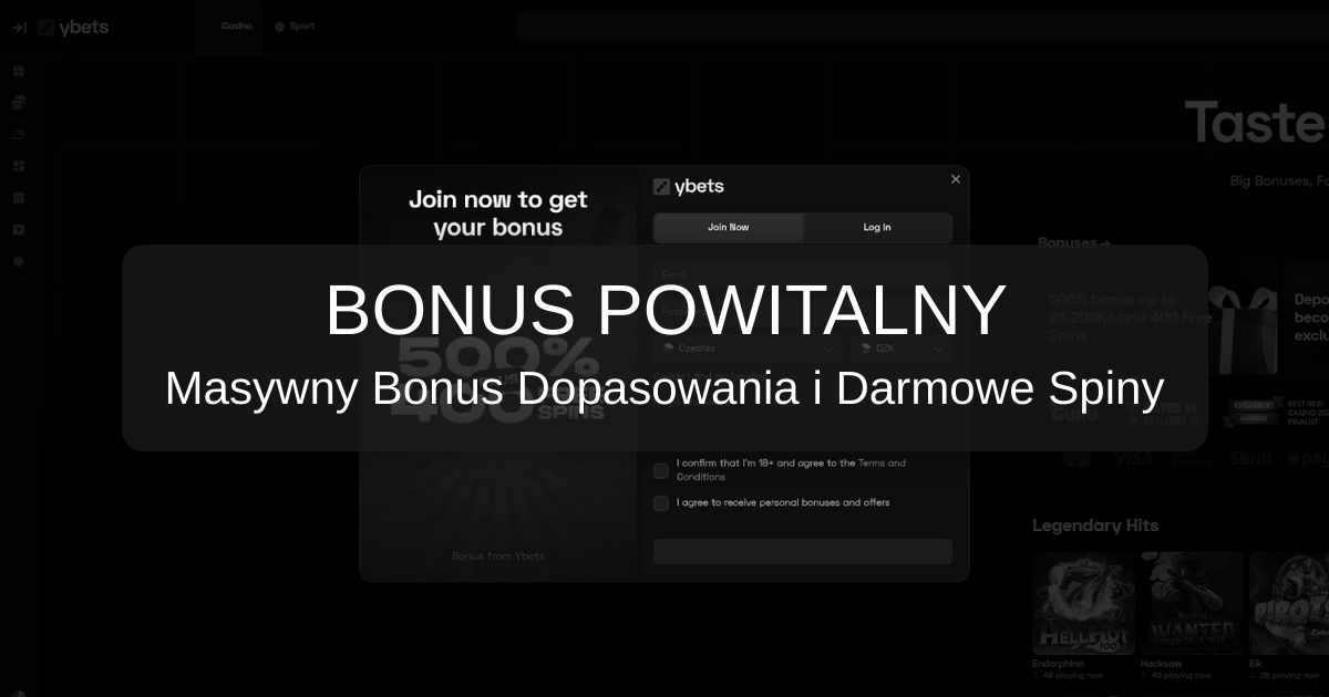 Ybets Casino welcome bonus